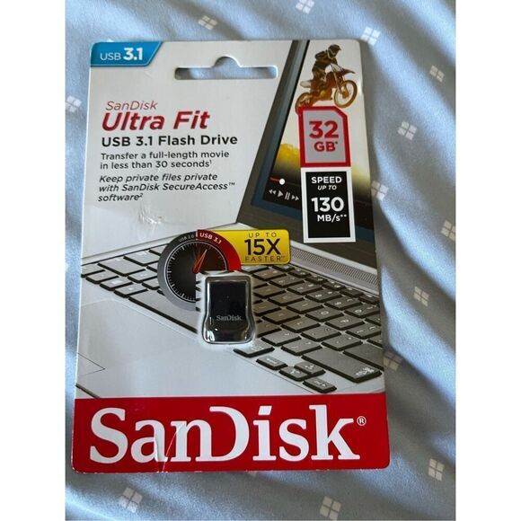 New SanDisk Cruzer ULTRA FIT 32GB USB Flash Drive USB 3.1 - Picture 2 of 8